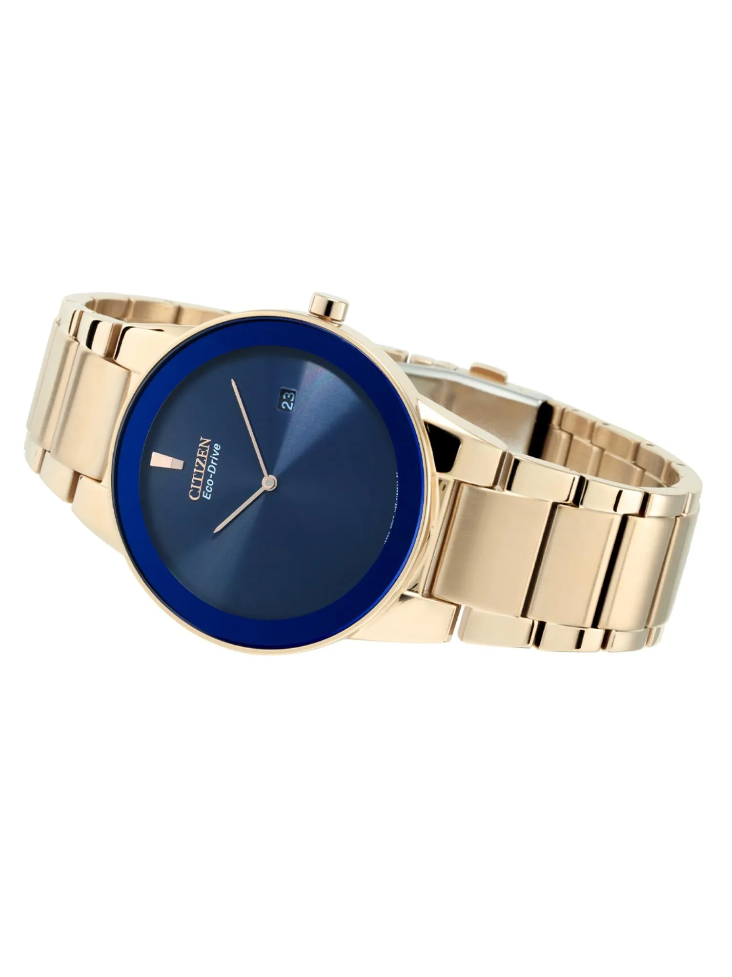 Citizen Eco Drive 40 mm Size Blue Dial Men Analog Watch - AU1066-80L