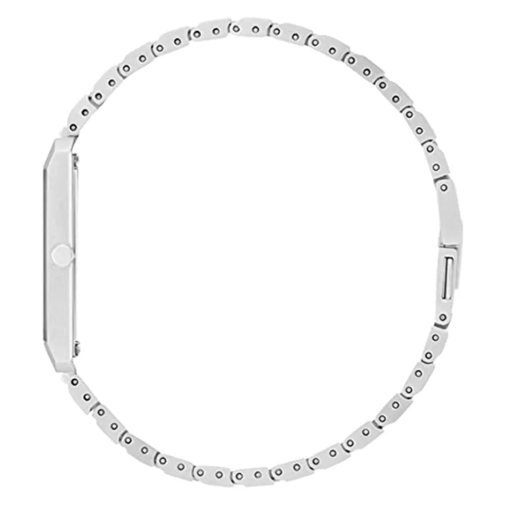 Citizen Unisex Stiletto Eco Drive Silver Dial Two-Tone Bracelet Stainless Steel Watch - EG6016-58A