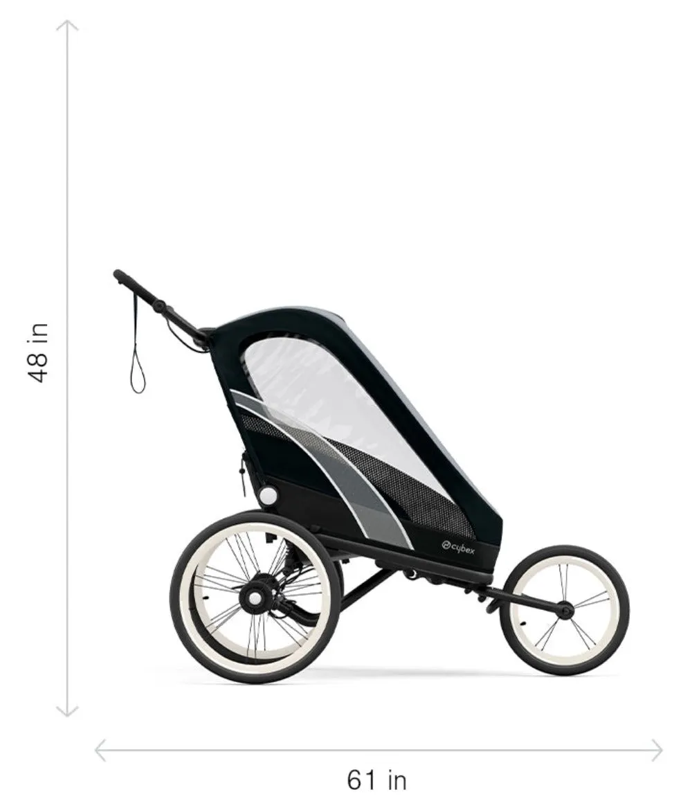 Cybex Zeno Multisport Trailer One Box - All Black
