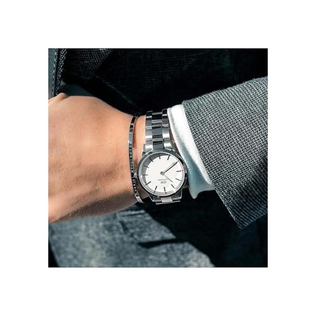 Daniel Wellington Men 40 mm Size White Dial Analogue Watch- DW00100341