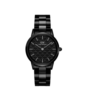 Daniel Wellington Women Iconic Link Lay Limited Ceramic 32 B Black Watch - DW00100455