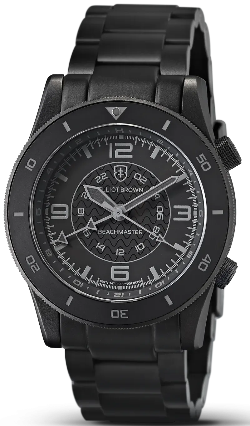 Elliot Brown Beachmaster Blackout Gunmetal Grey PVD Bracelet