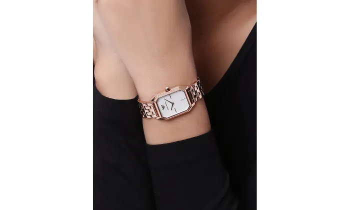 Emporio Armani Gioia Women's Rose Gold Stainless Steel Watch