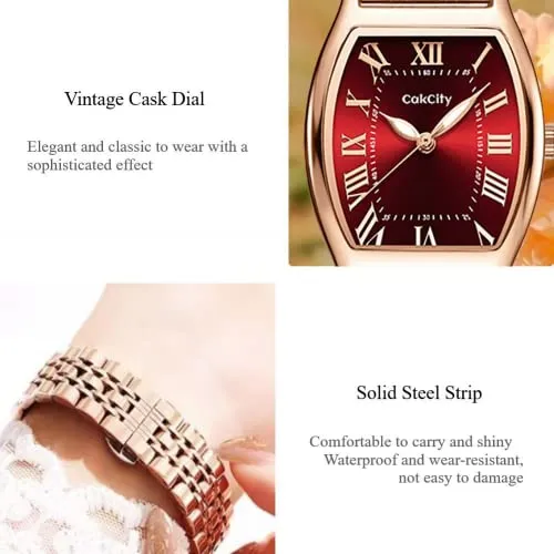 Fashion Retro Classic Romantic Square  Women Wristwatch