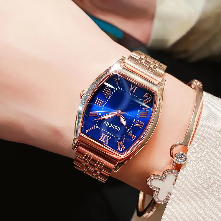 Fashion Retro Classic Romantic Square  Women Wristwatch