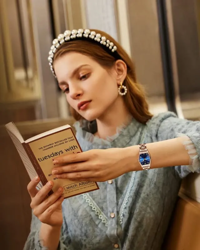 Fashion Retro Classic Romantic Square  Women Wristwatch
