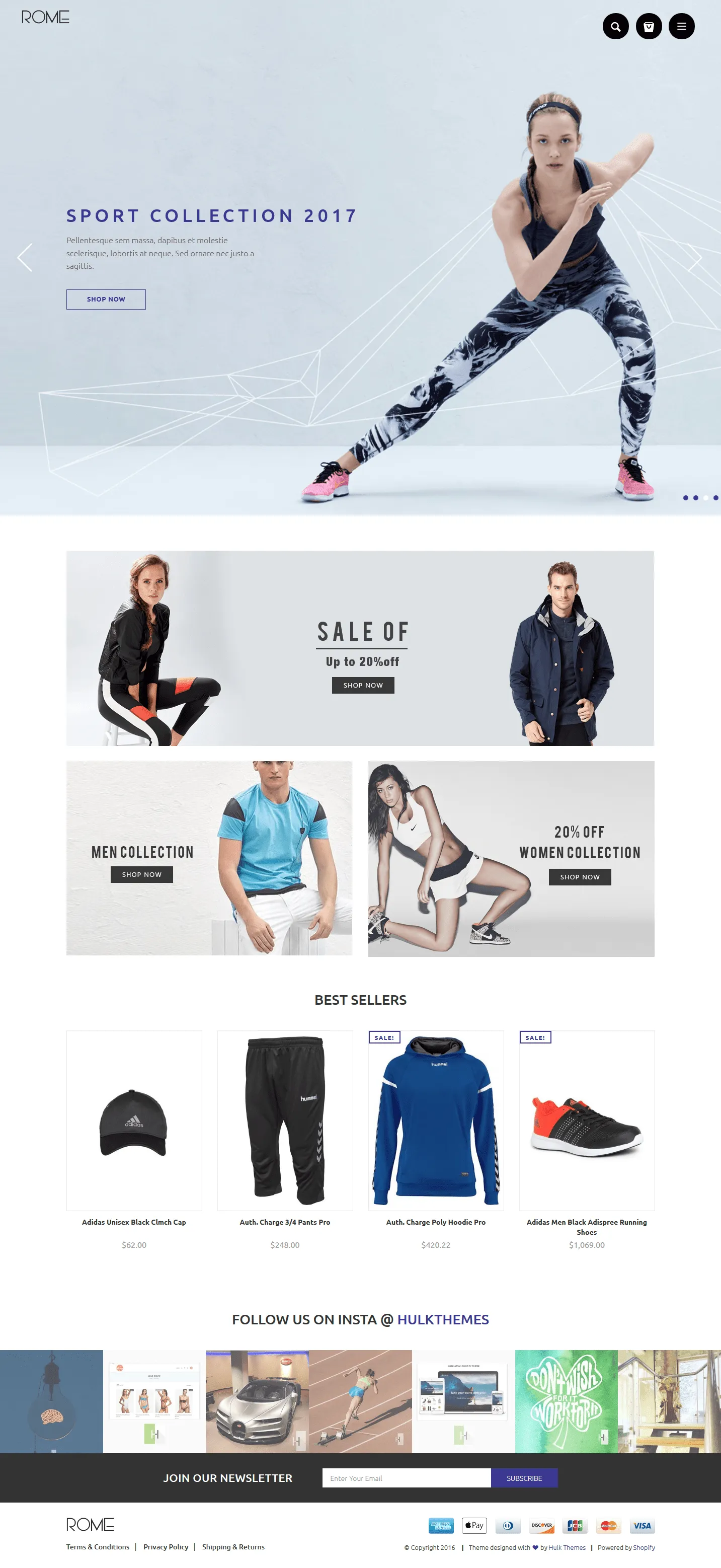 Fashion Shopify Theme - Rome - HulkApps
