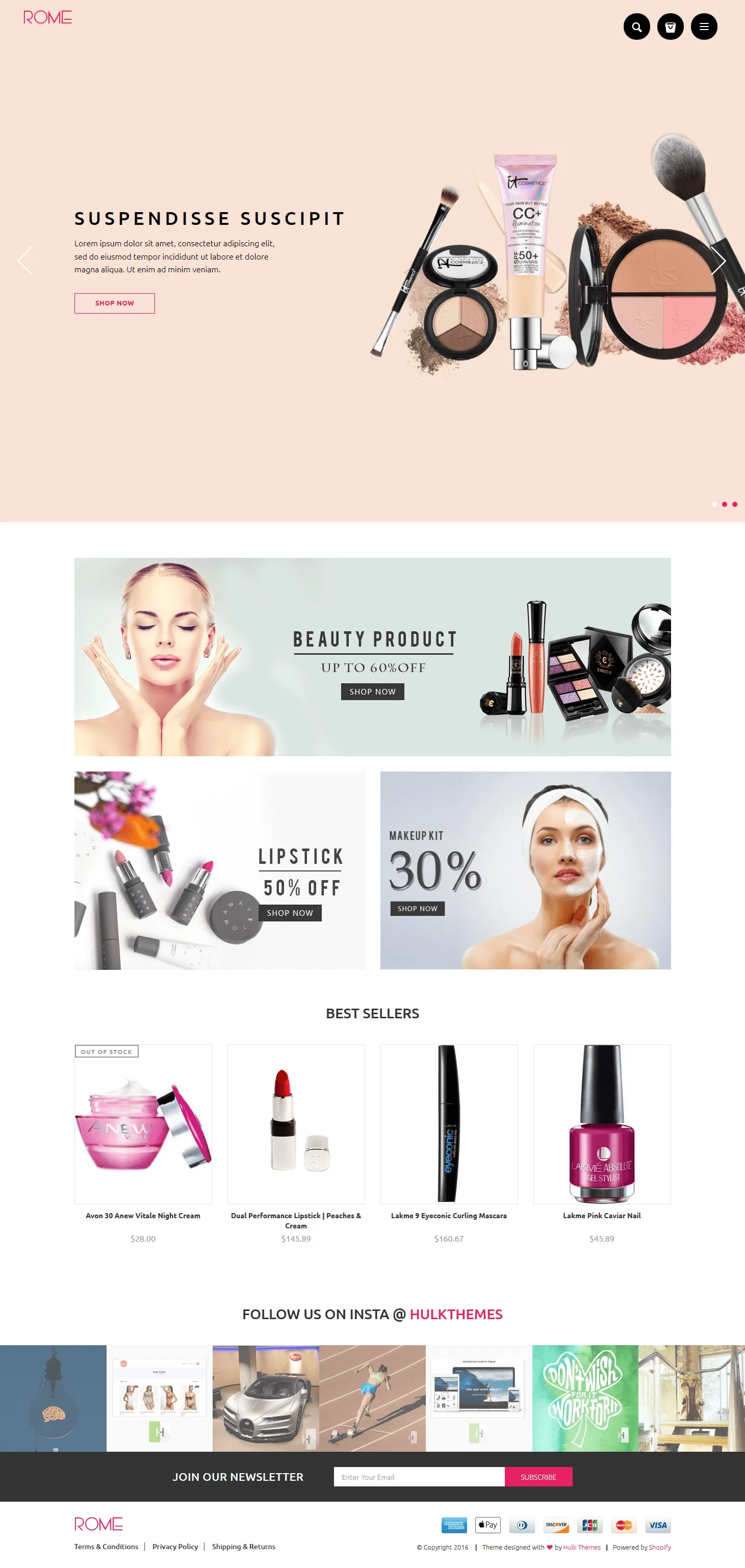 Fashion Shopify Theme - Rome - HulkApps