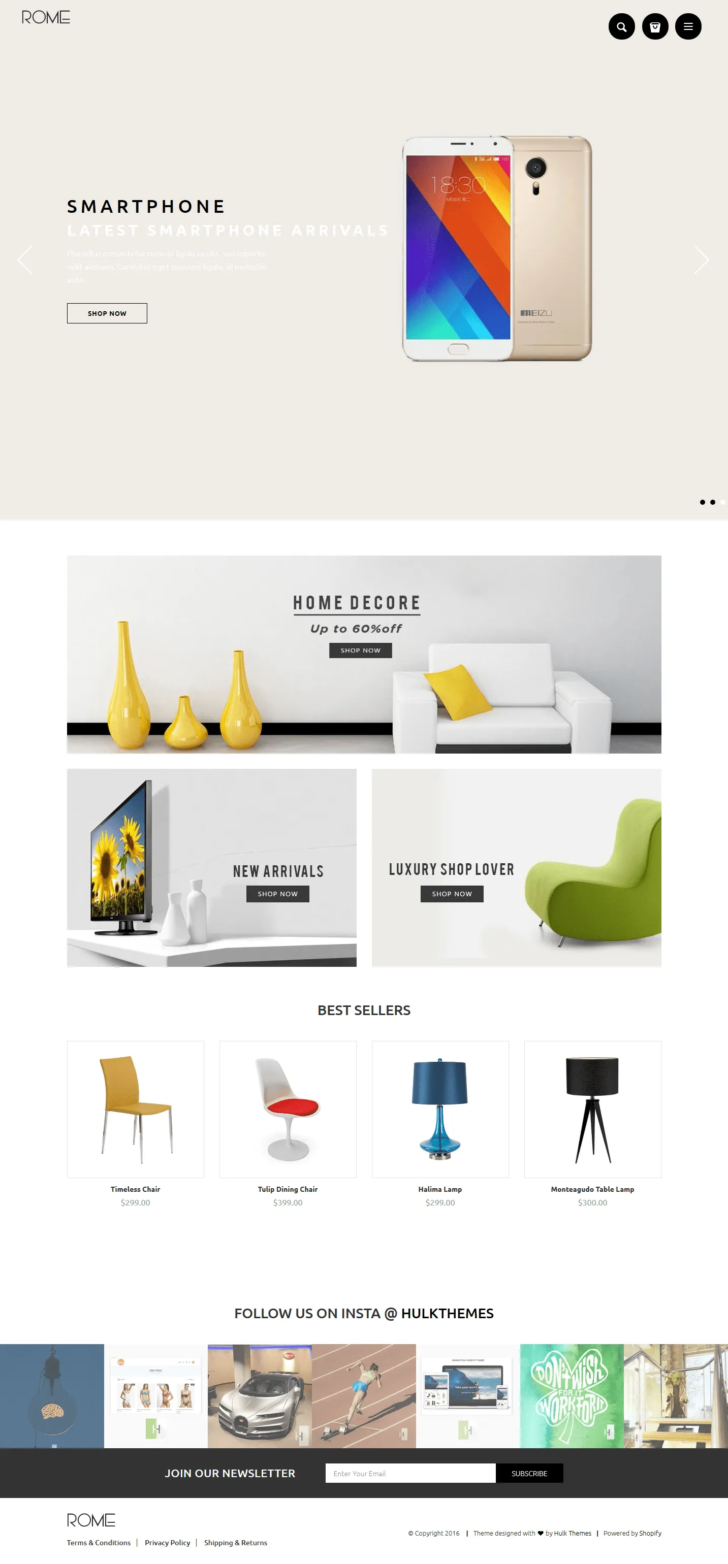 Fashion Shopify Theme - Rome - HulkApps