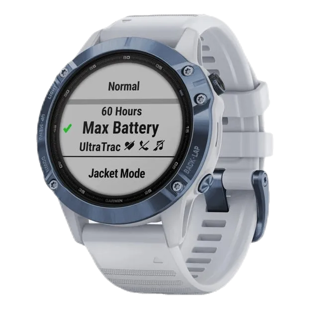 Fenix 6 Pro Solar Blue/White