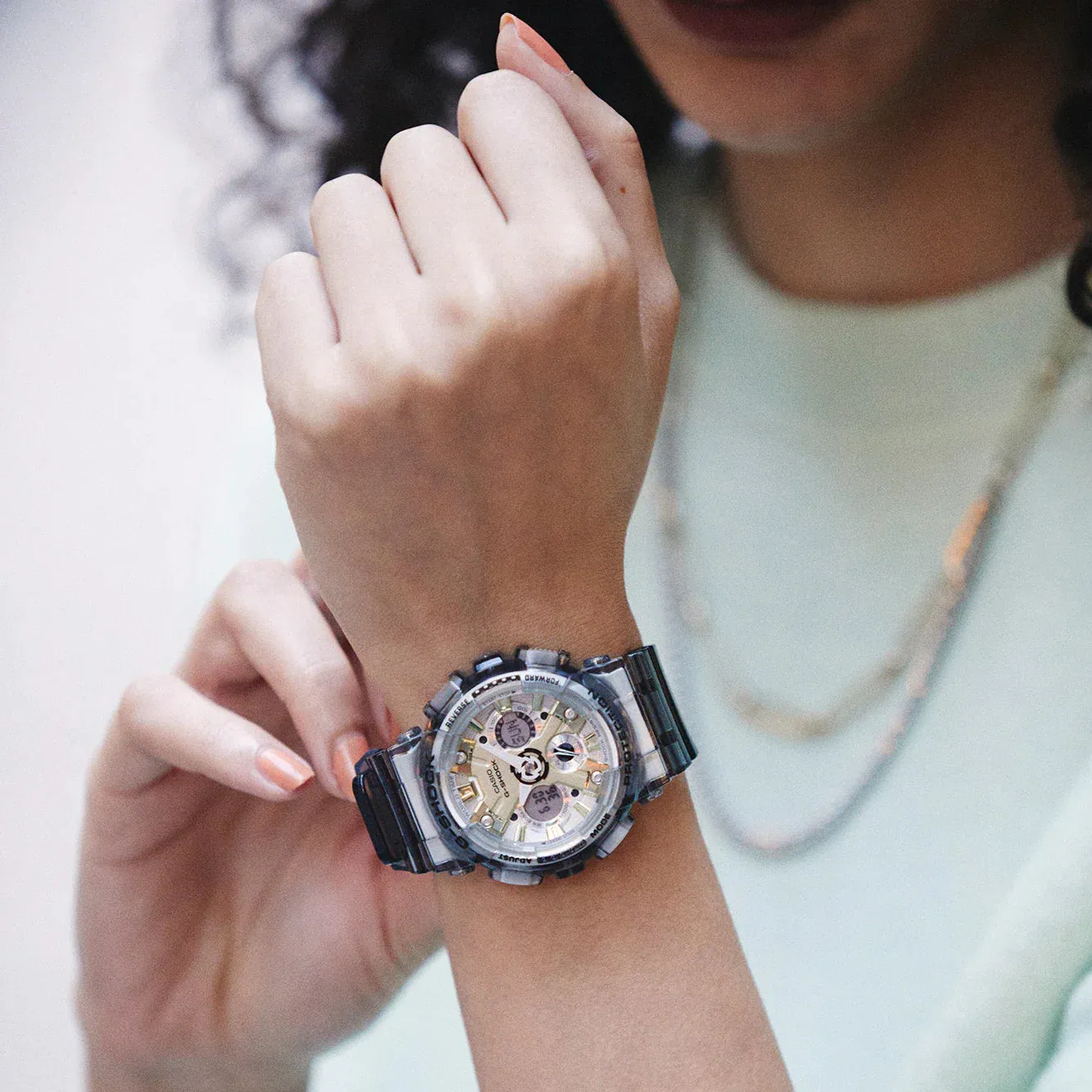 G-Shock GMAS Skeleton Series GMAS120GS-8A