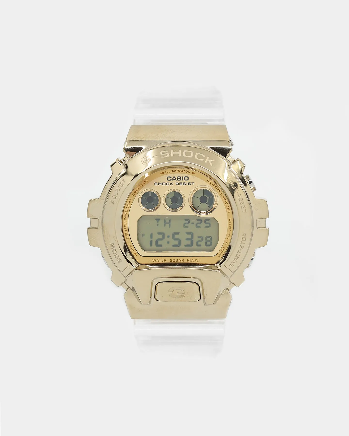 G-Shock Men's Gold Inglot GM6900SG-9D Gold/Transparent