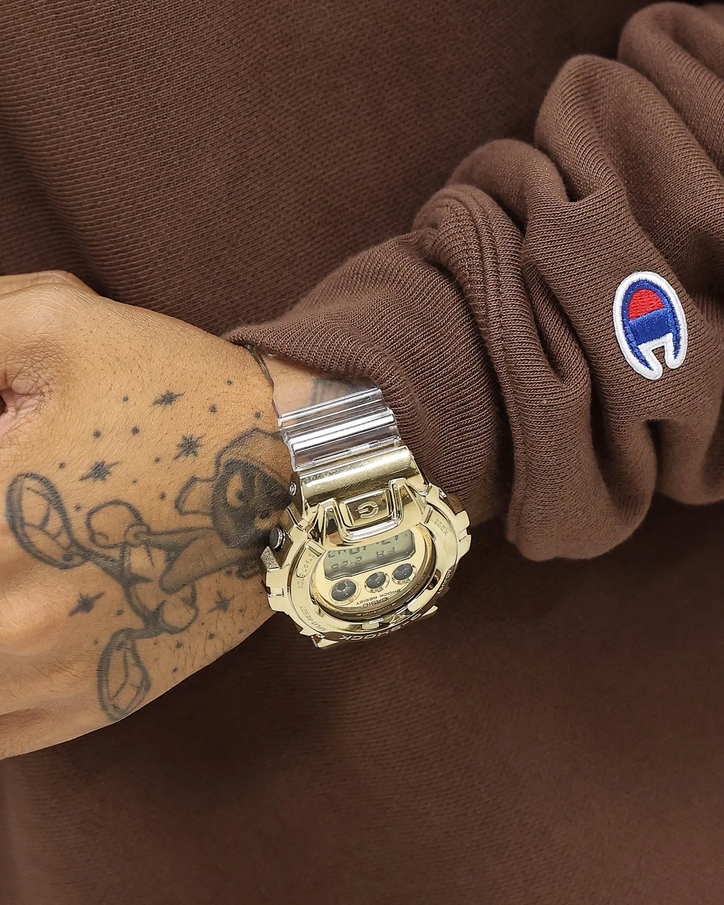 G-Shock Men's Gold Inglot GM6900SG-9D Gold/Transparent