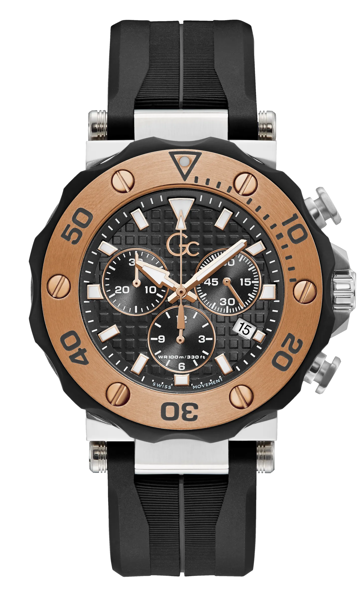 GC Gents Wrist Watch Black - Y63003G2Mf