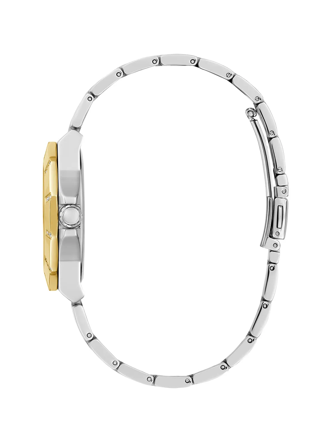 Gold Silver Sunray Glitz Watch
