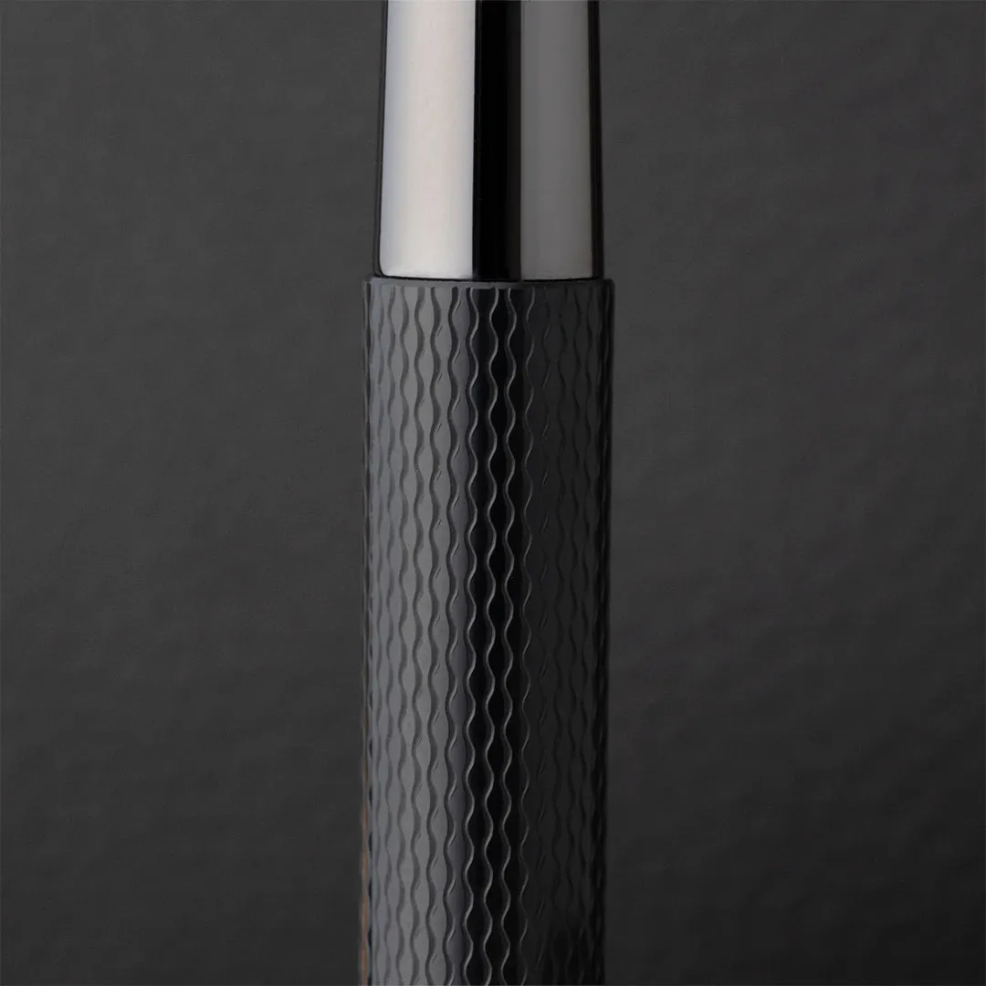 Graf von Faber-Castell Fountain Pen Guilloche - All Black