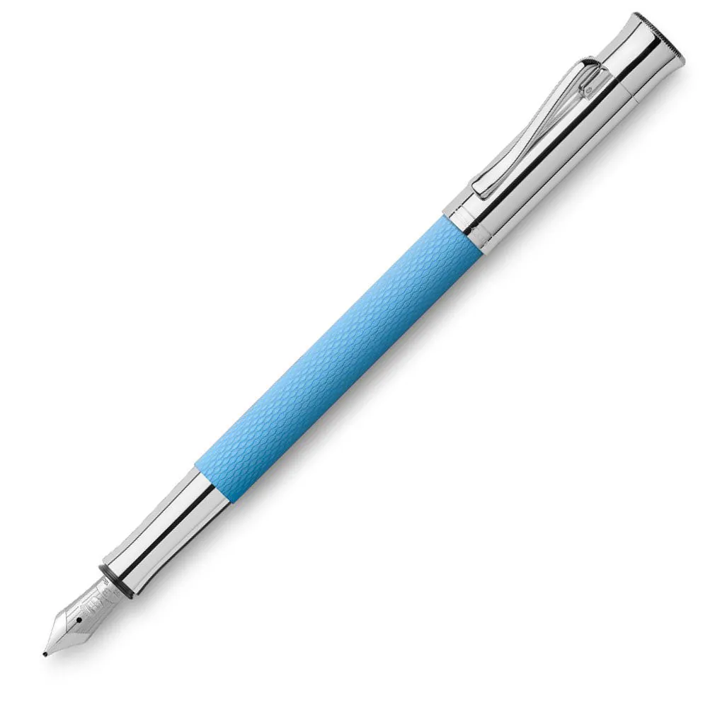 Graf Von Faber-Castell Guilloche Fountain Pen Gulf Blue