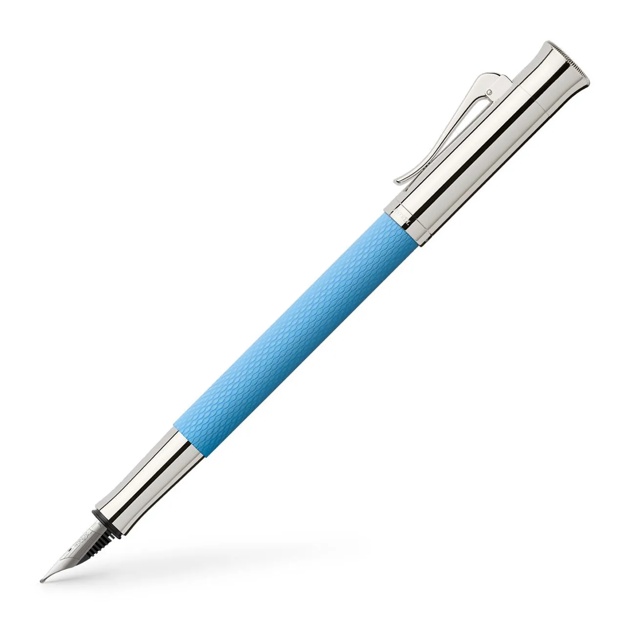 Graf Von Faber-Castell Guilloche Fountain Pen Gulf Blue
