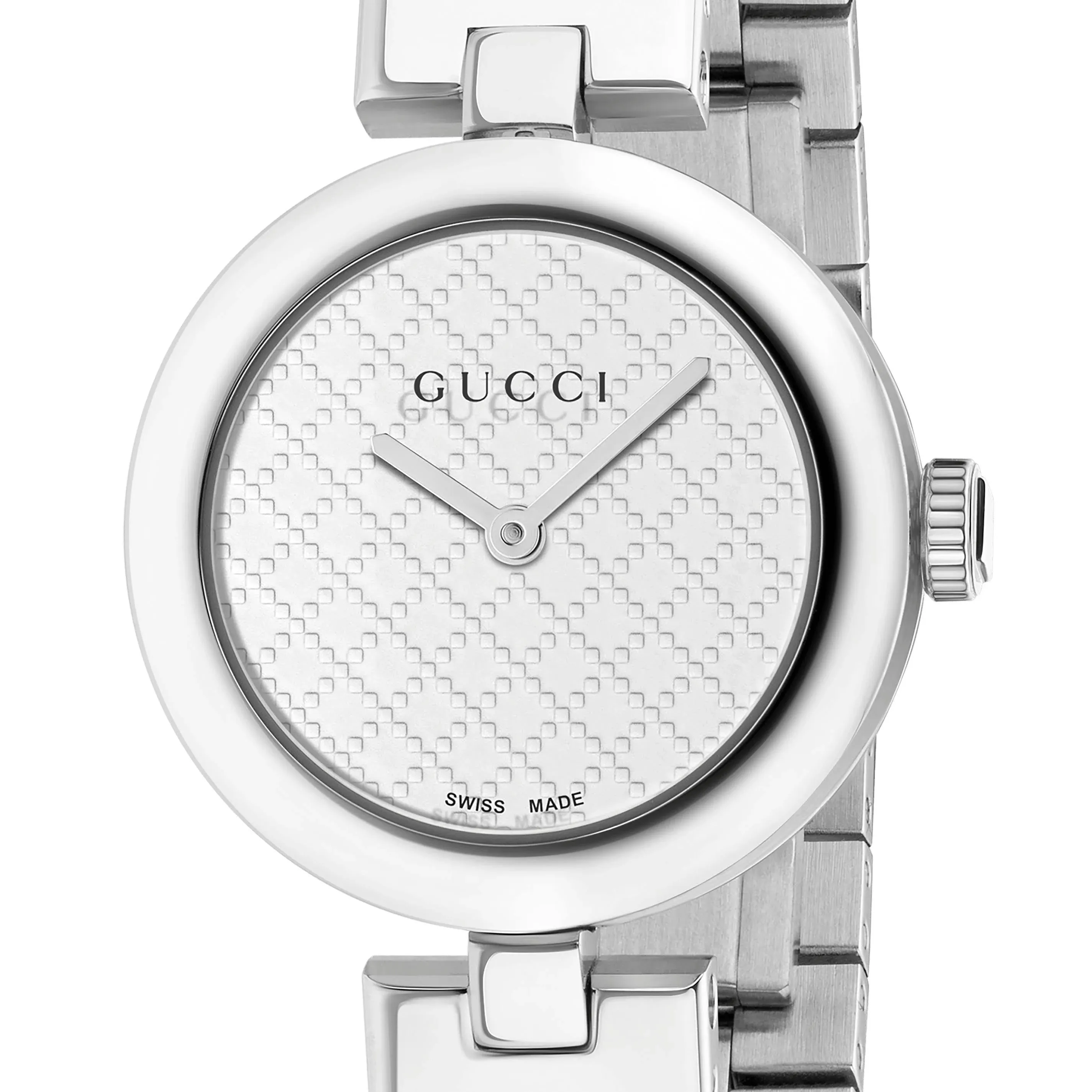 Gucci Diam'ssima Medium Stainless Steel Ladies Watch