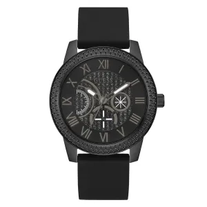 Guess Black Dial Men Analog Watch - U1378G2M