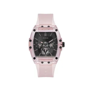Guess Men 41.5 mm Size Black Dial Rectangle Analog Watch - GW0203G11