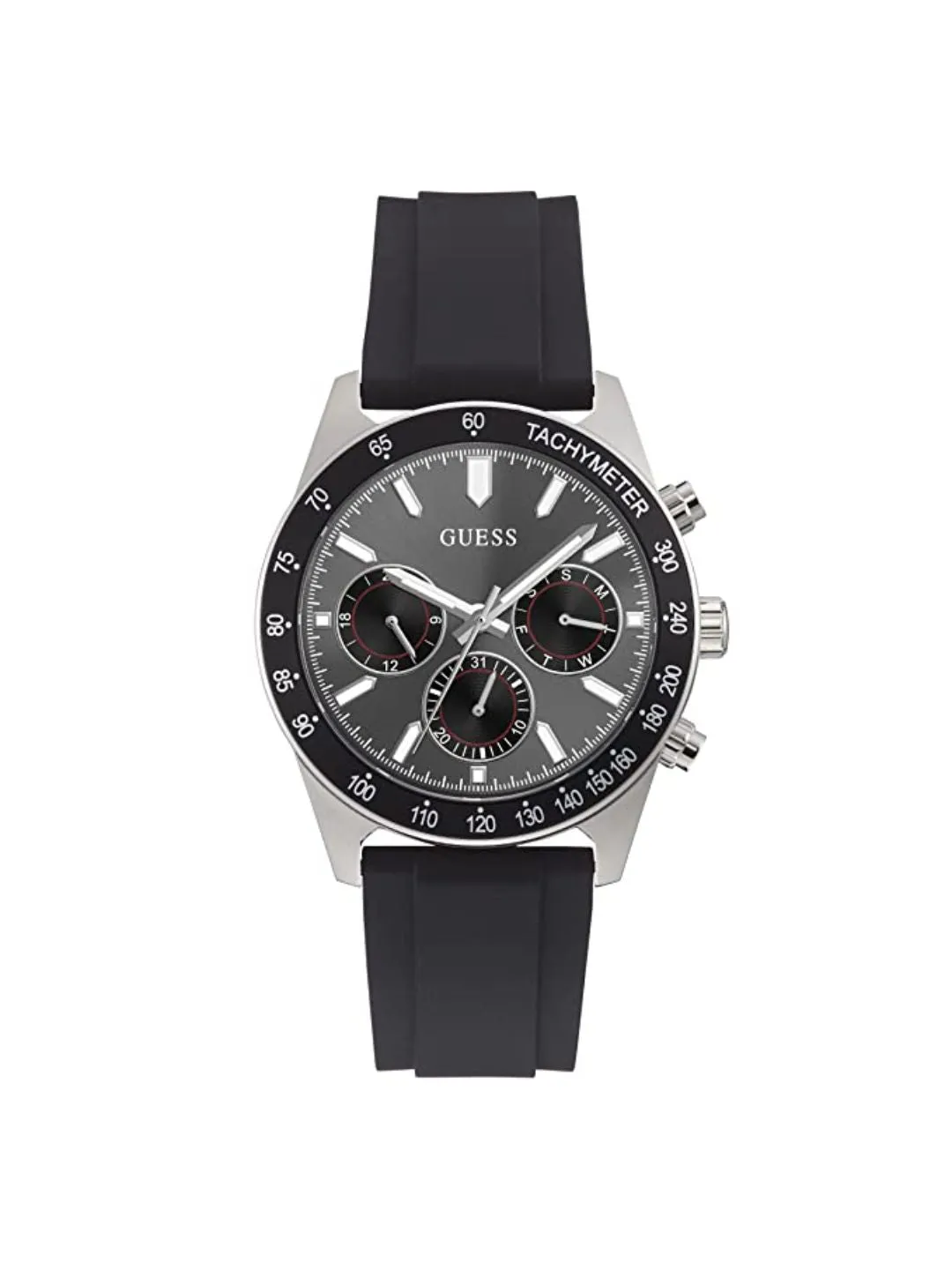 Guess Men Black Dial Analog Watch - GW0332G1