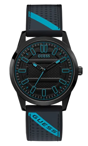 Guess Men Black Dial Analog Watch - W1300G3