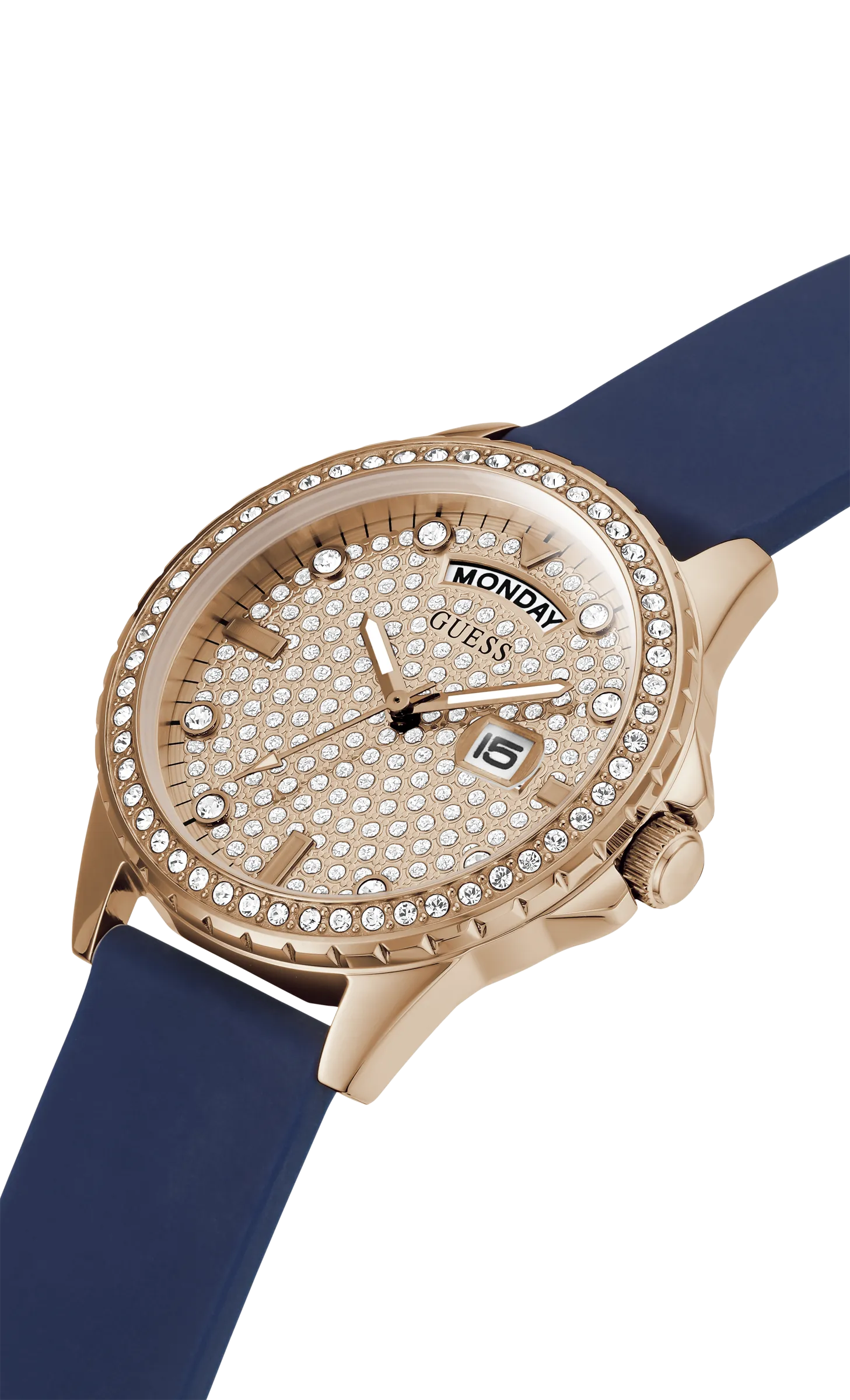 Guess Rose Gold Dial Women Watch - GW0358L1