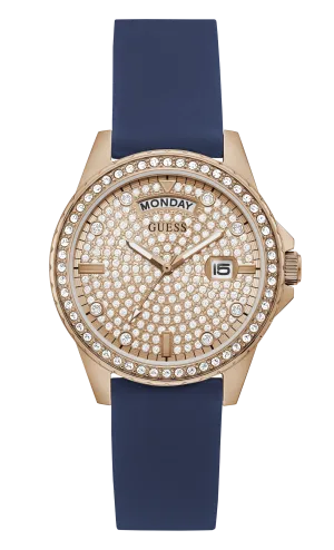 Guess Rose Gold Dial Women Watch - GW0358L1