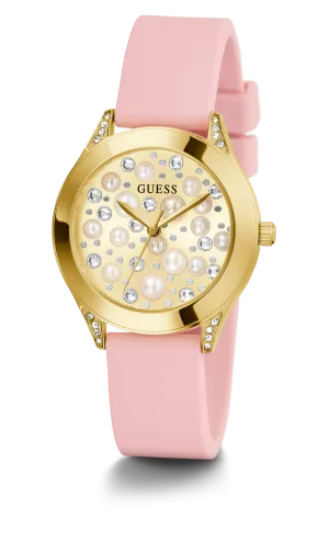 Guess Women Champagne Dial Analog Watch - GW0381L2