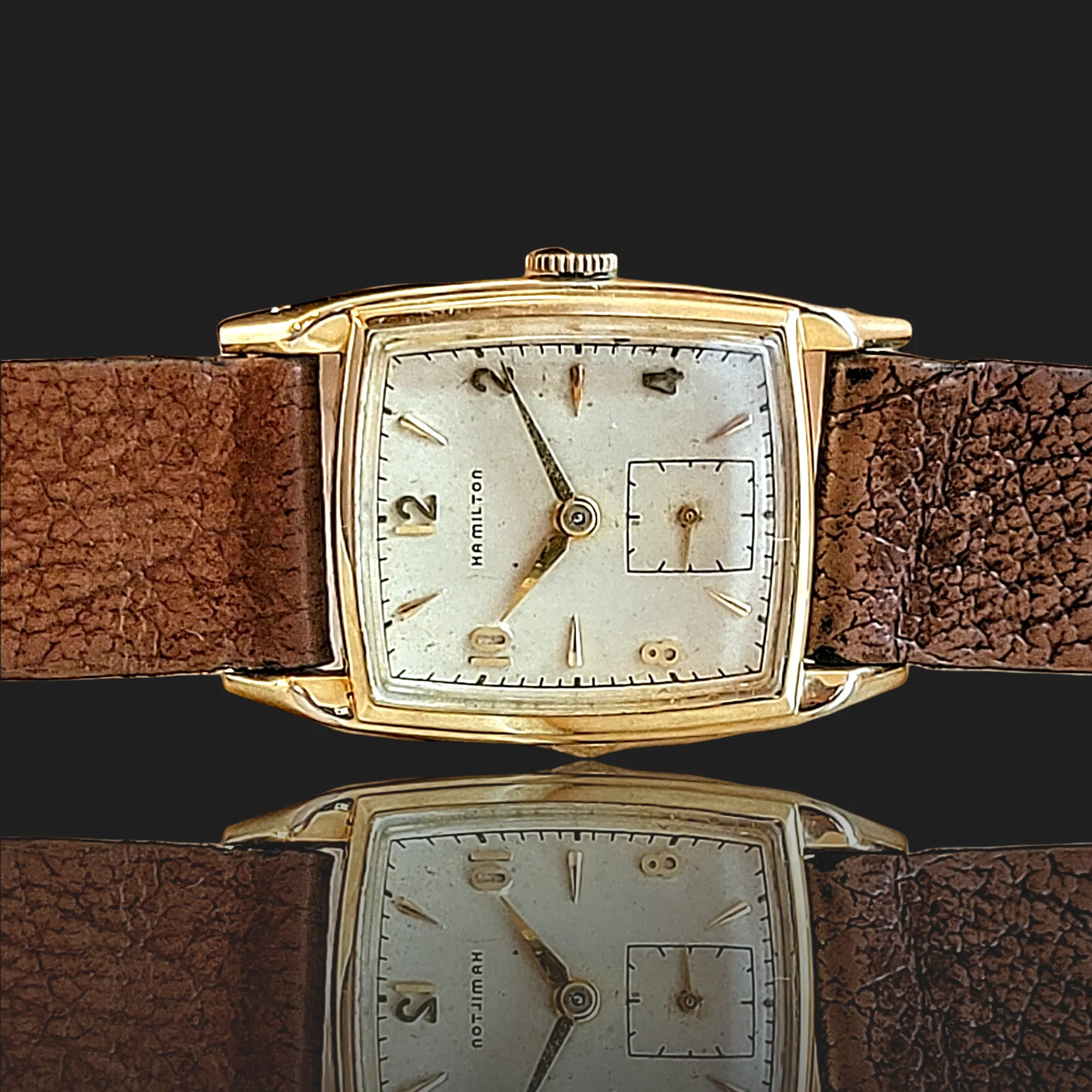 HAMILTON 1950 Dunham Watch 17 Jewels Grade 747 U.S.A. Made
