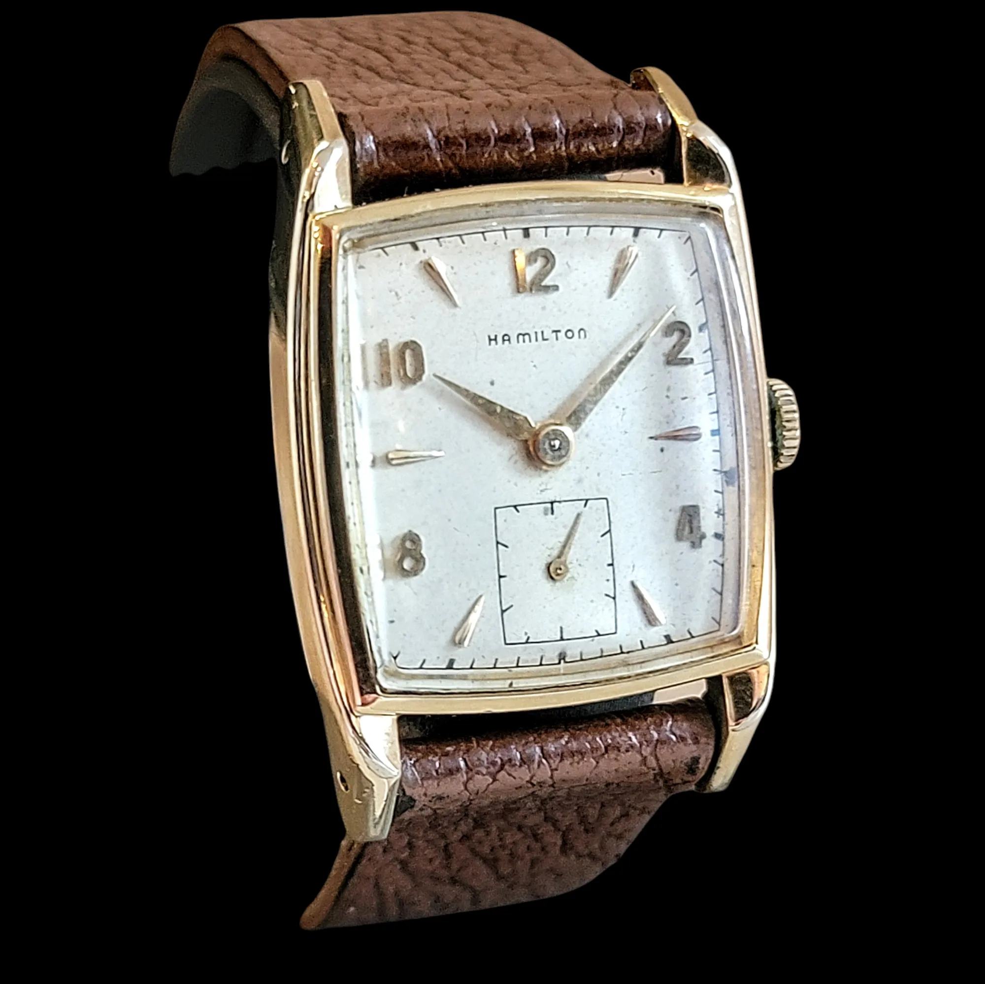 HAMILTON 1950 Dunham Watch 17 Jewels Grade 747 U.S.A. Made