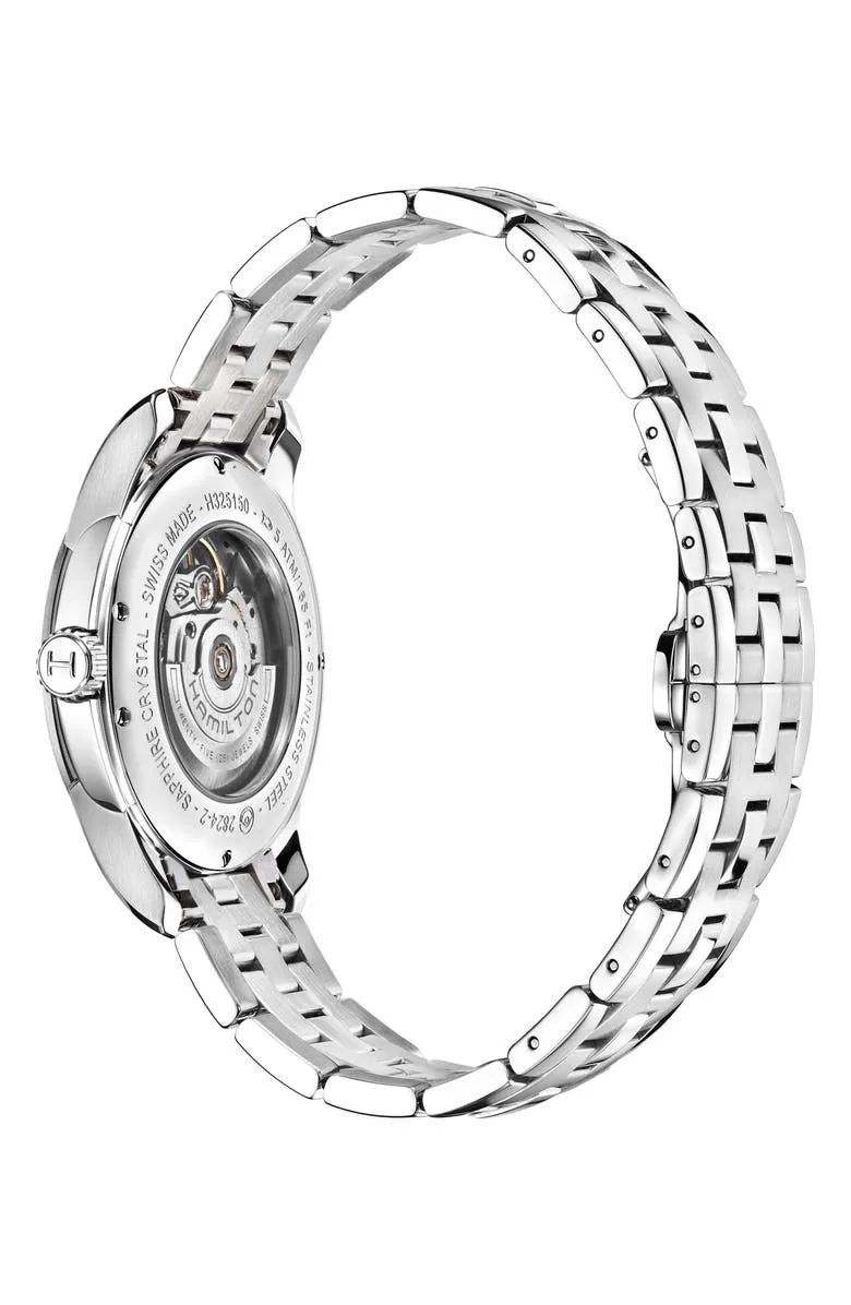 Hamilton H32515155 Jazzmaster Viewmatic Silver Dial Men Watches Lexor Miami