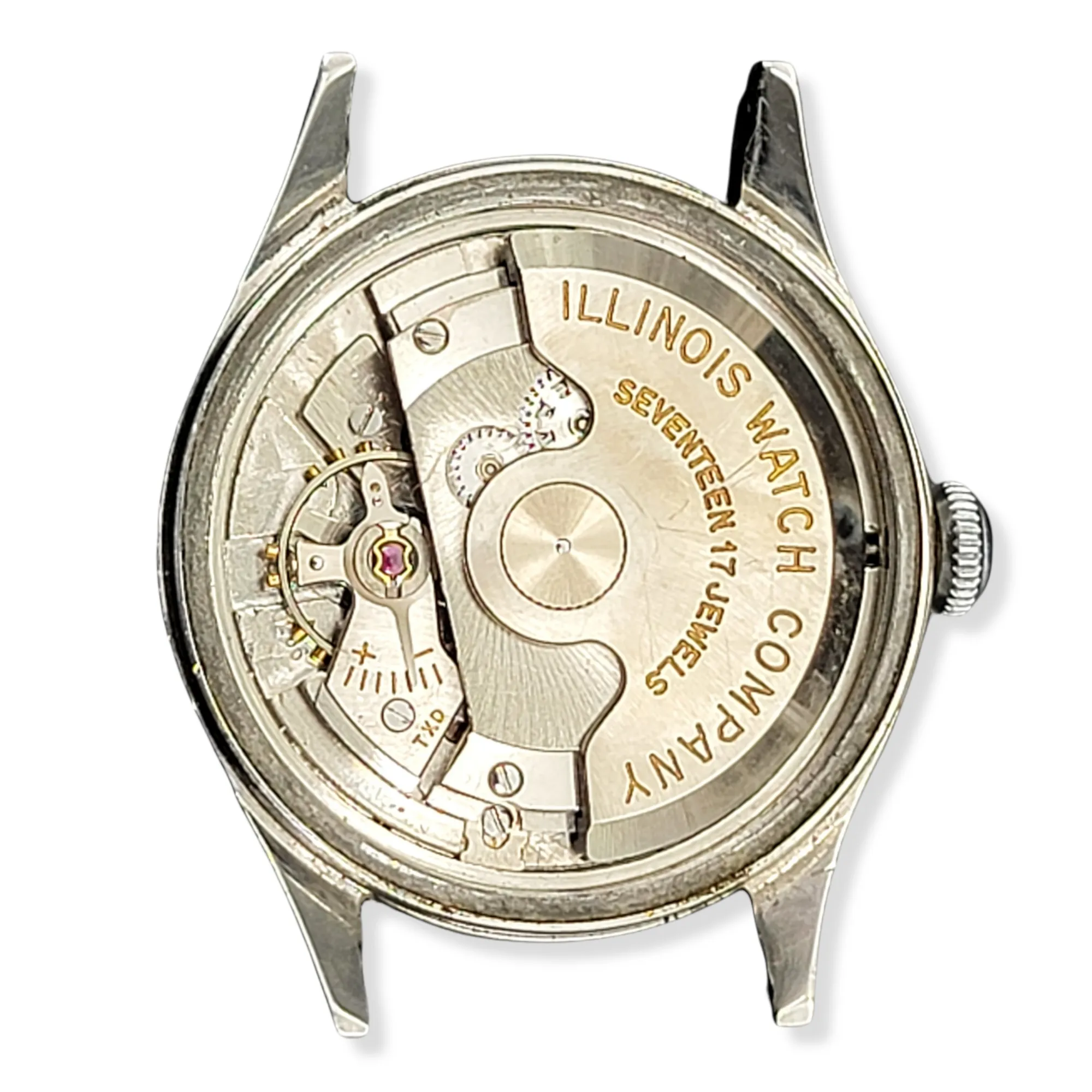 HAMILTON - ILLINOIS 1954 Signamatic B Watch Automatic ETA 1256