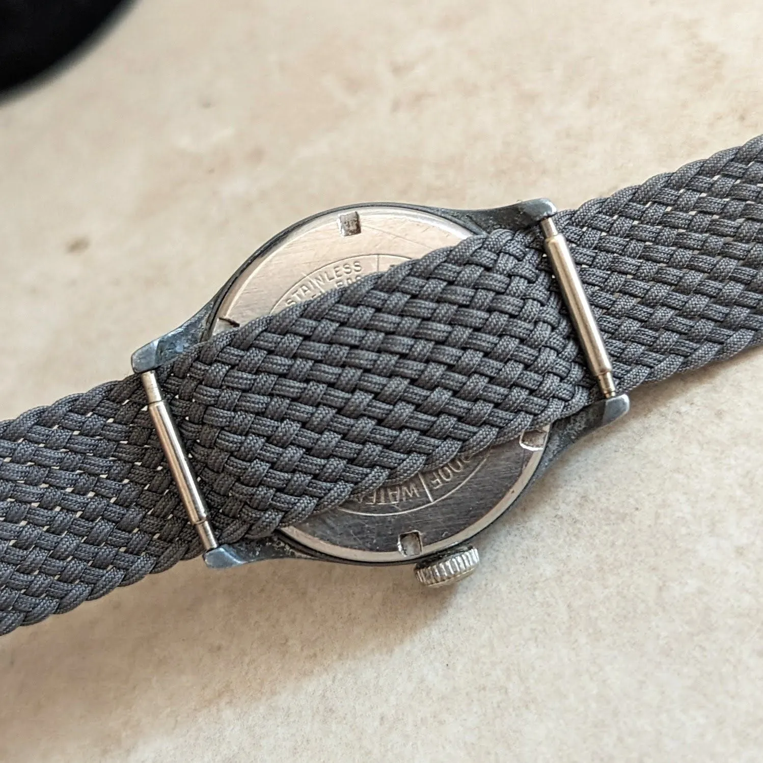 HERLIS Waterproof Military Wristwatch 17 Jewels Anti-Magnetic Swiss Made Watch