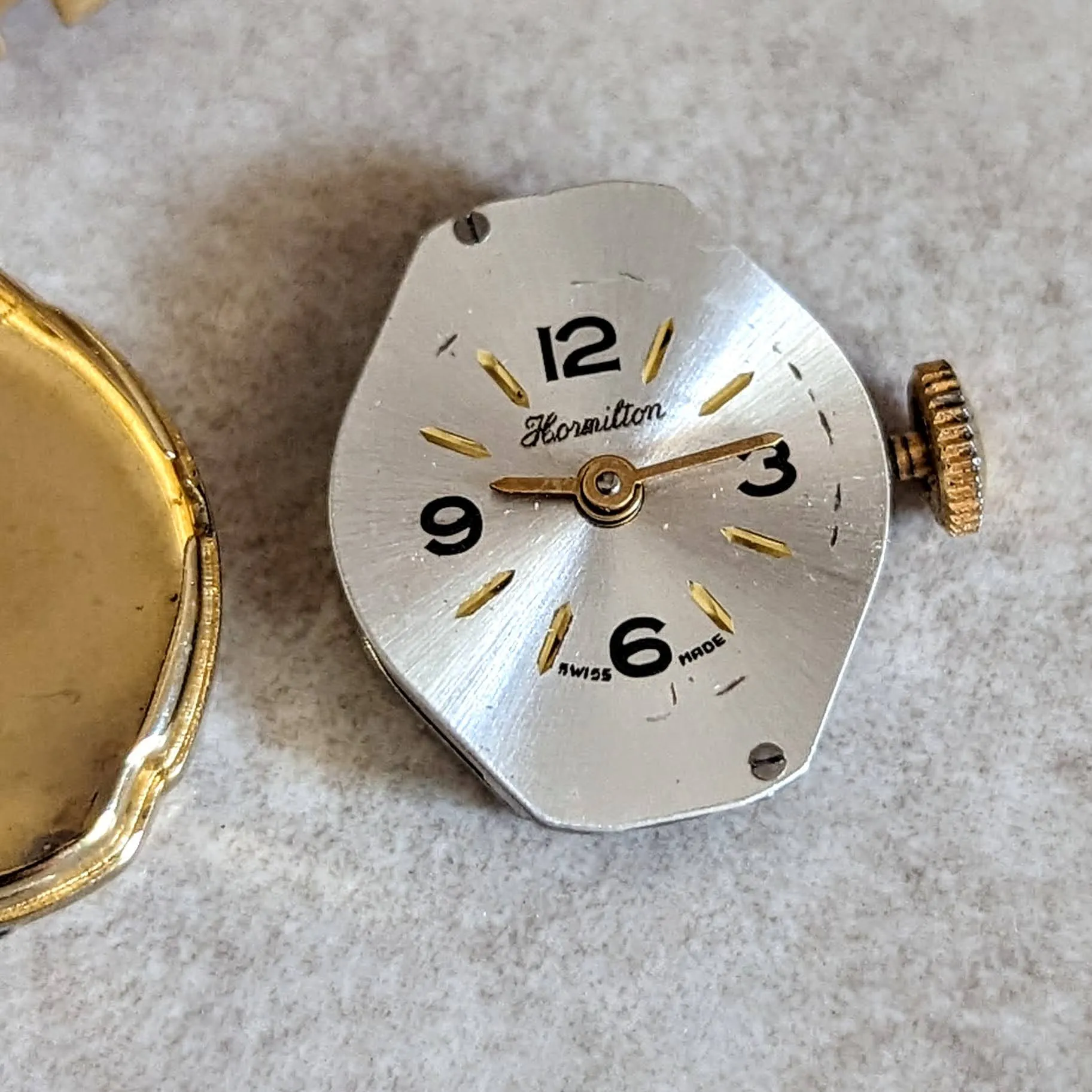 HORMILTON Ladies Cocktail Watch Cal. 5001 Swiss Made Vintage Wristwatch