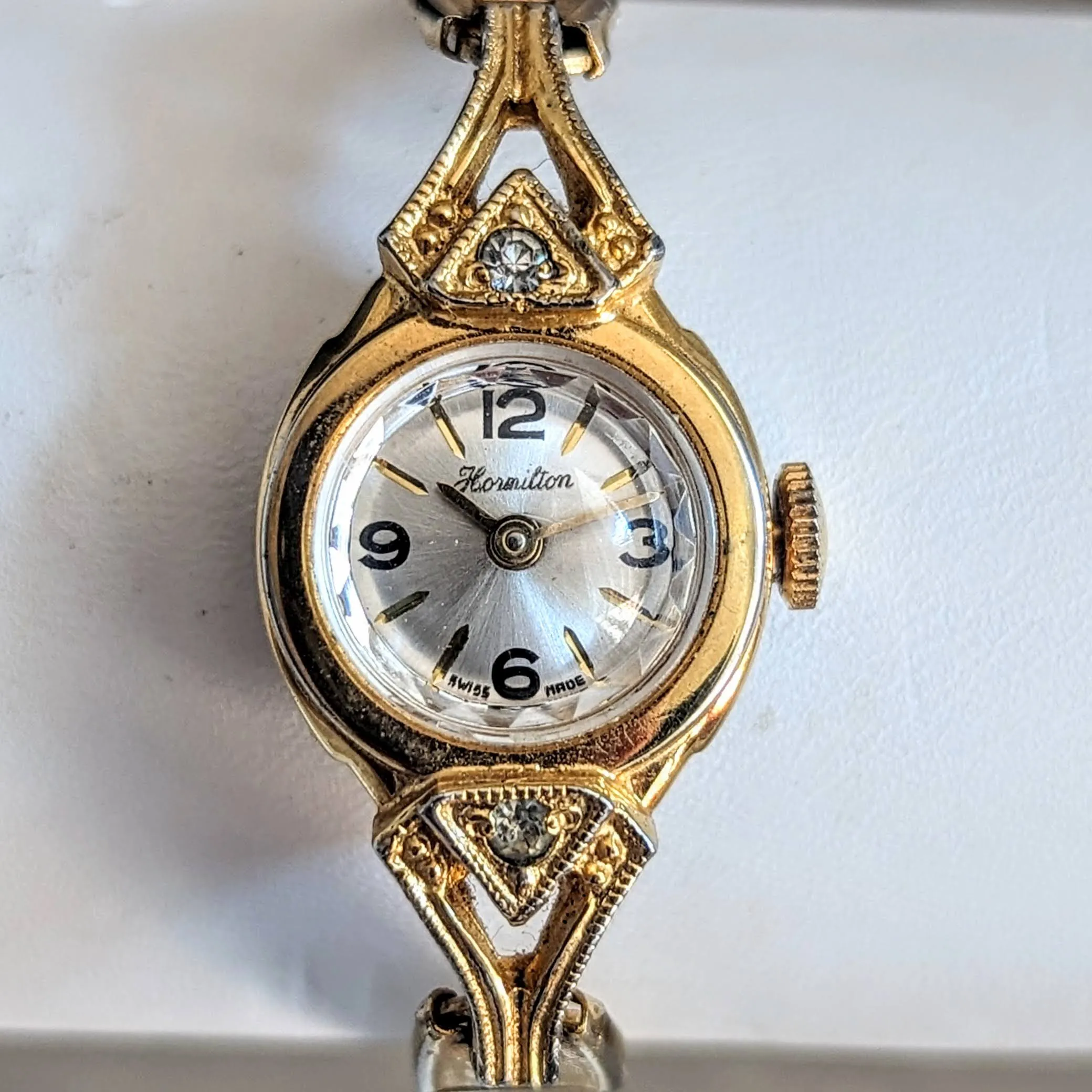 HORMILTON Ladies Cocktail Watch Cal. 5001 Swiss Made Vintage Wristwatch