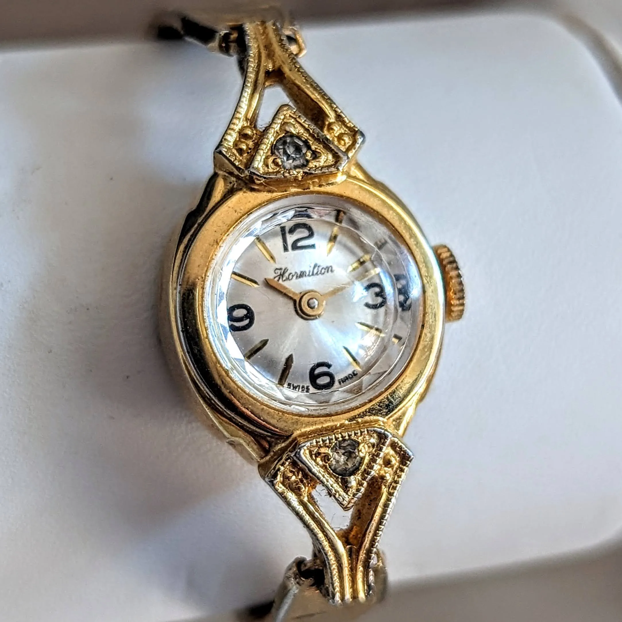 HORMILTON Ladies Cocktail Watch Cal. 5001 Swiss Made Vintage Wristwatch