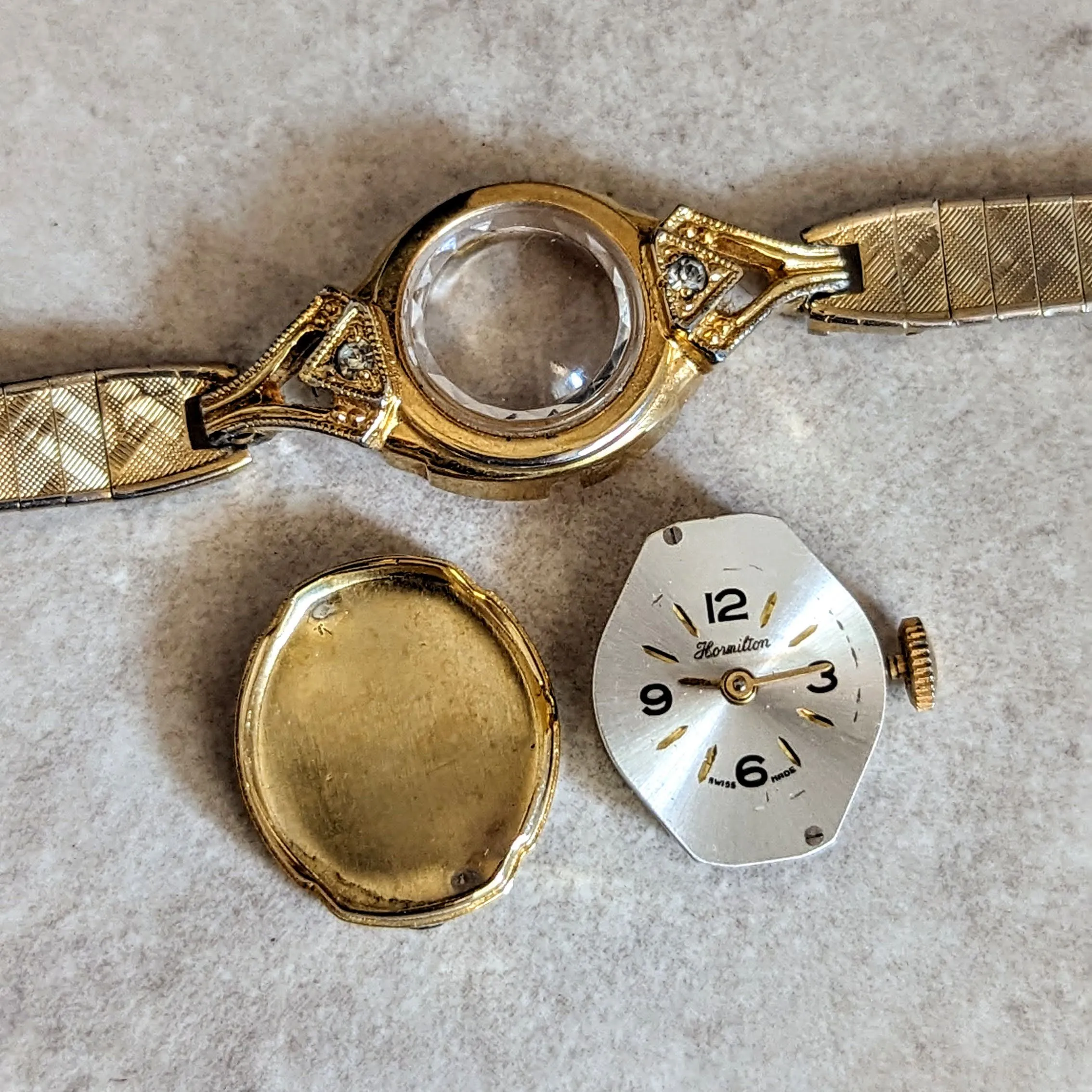HORMILTON Ladies Cocktail Watch Cal. 5001 Swiss Made Vintage Wristwatch