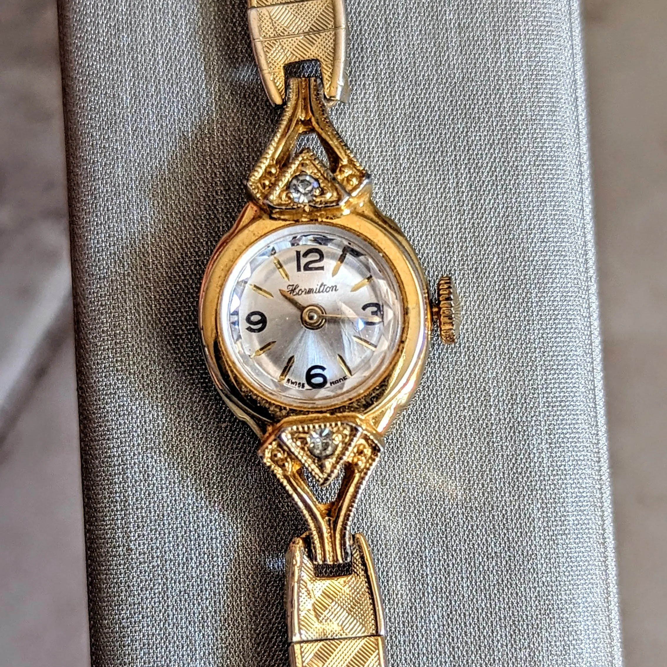 HORMILTON Ladies Cocktail Watch Cal. 5001 Swiss Made Vintage Wristwatch