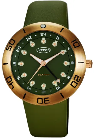 Ikepod Seapod GMT Bronze Yves Green Limited Edition