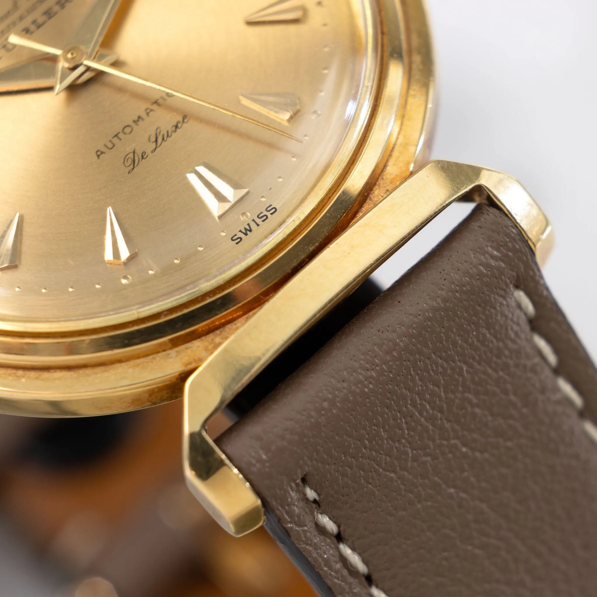 IWC Yellow Gold Dress Watch Double Signed Türler ref 600