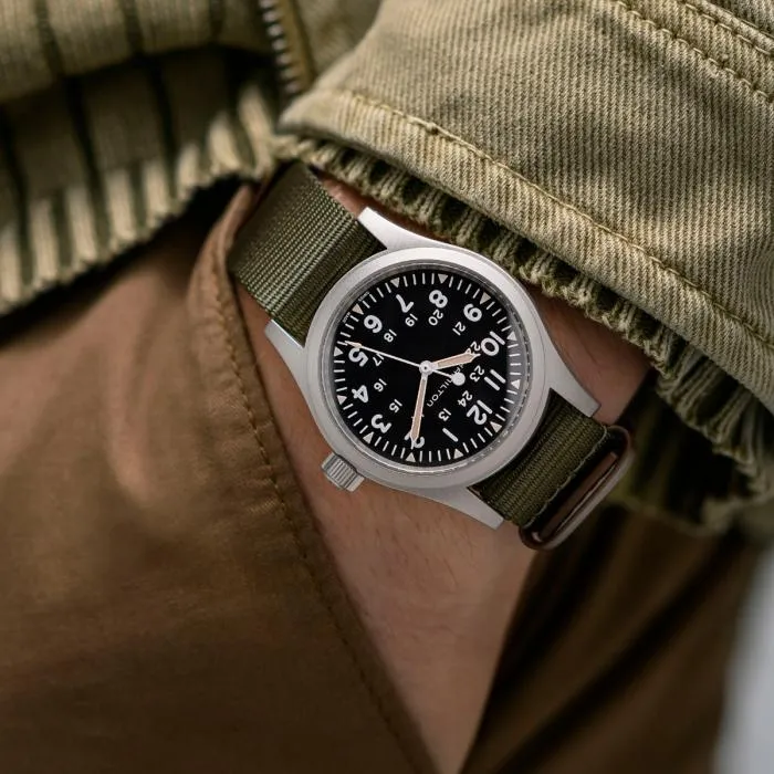 Khaki Field Mechanical 38mm
 H69439931