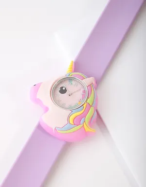 Kids Unicorn Slap Band Watch