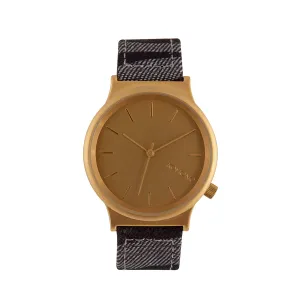 Komono Wizard Print Series Denim Zebra Watch