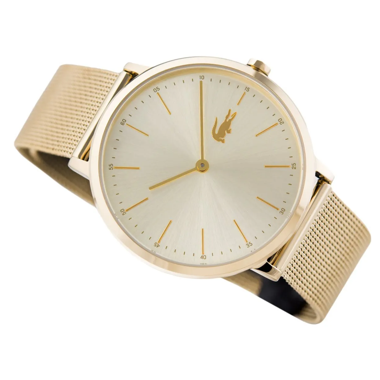 Lacoste The Moon Slim Gold Mesh Ladies Watch - 2001000