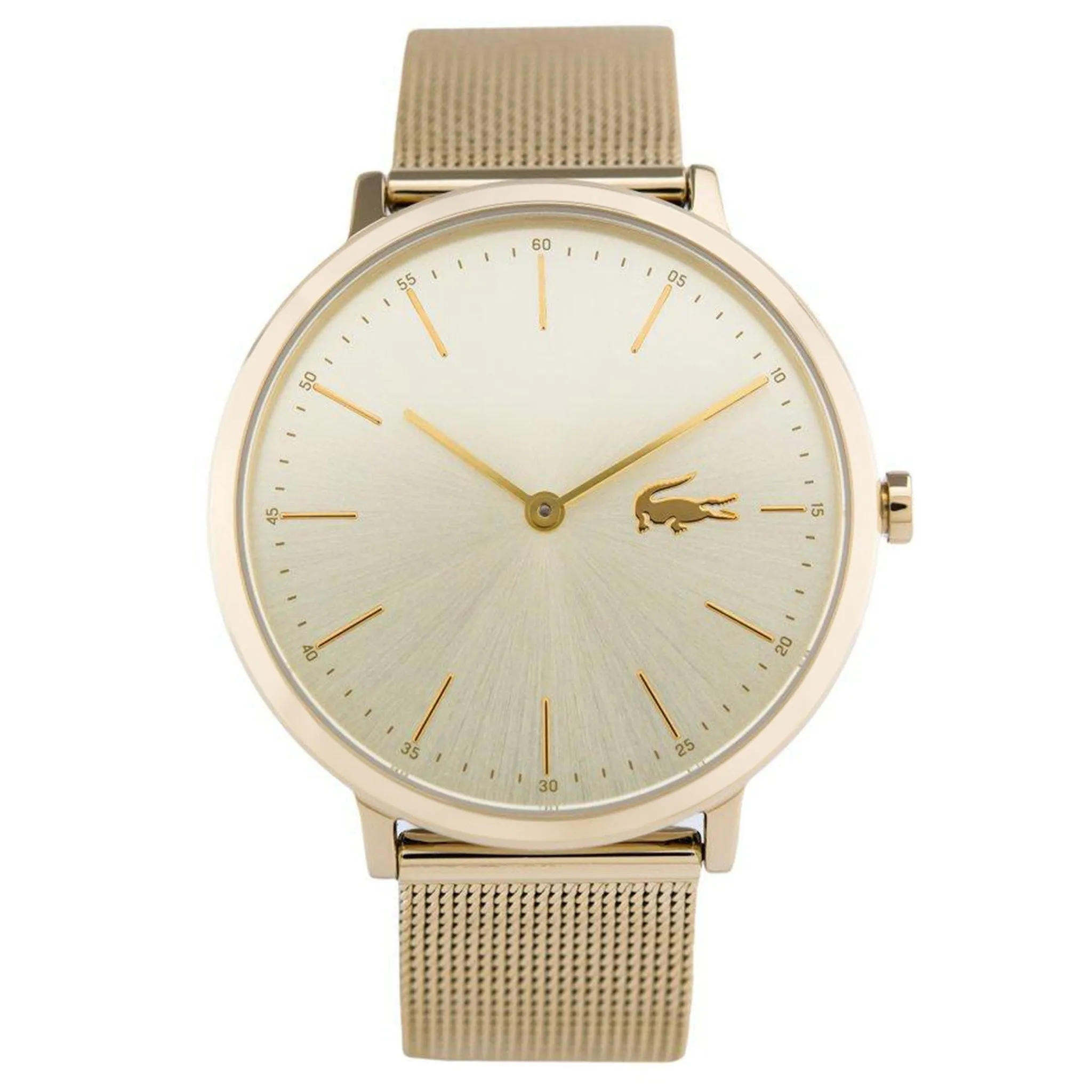 Lacoste The Moon Slim Gold Mesh Ladies Watch - 2001000