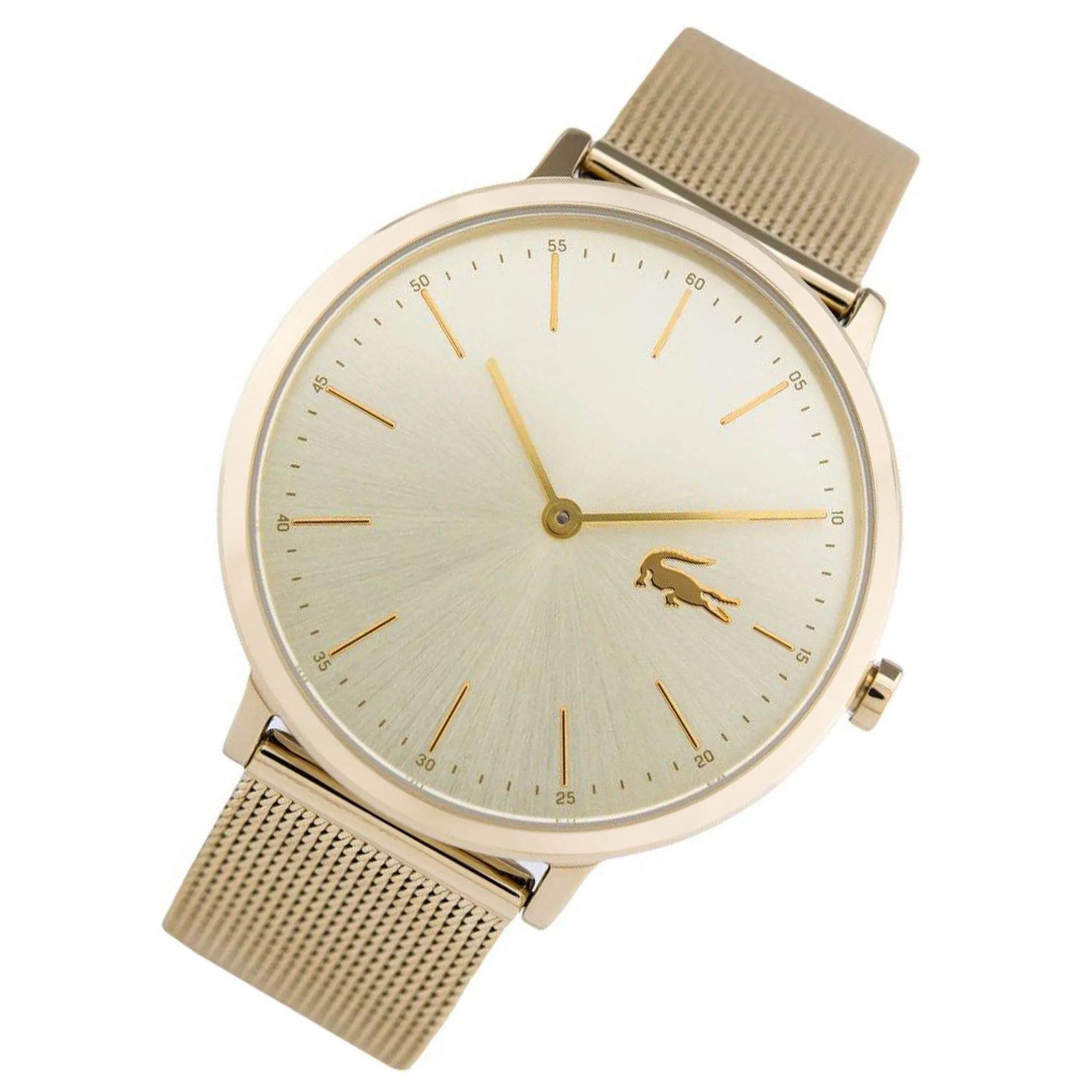 Lacoste The Moon Slim Gold Mesh Ladies Watch - 2001000
