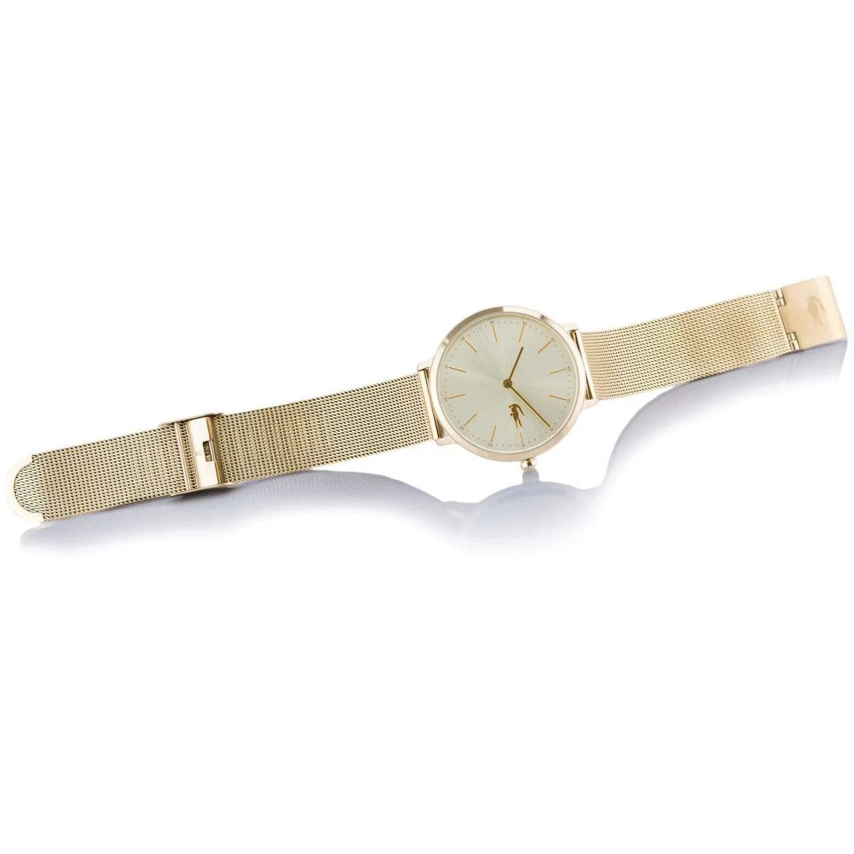 Lacoste The Moon Slim Gold Mesh Ladies Watch - 2001000