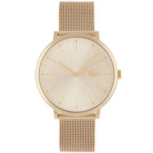 Lacoste The Moon Slim Gold Mesh Ladies Watch - 2001000